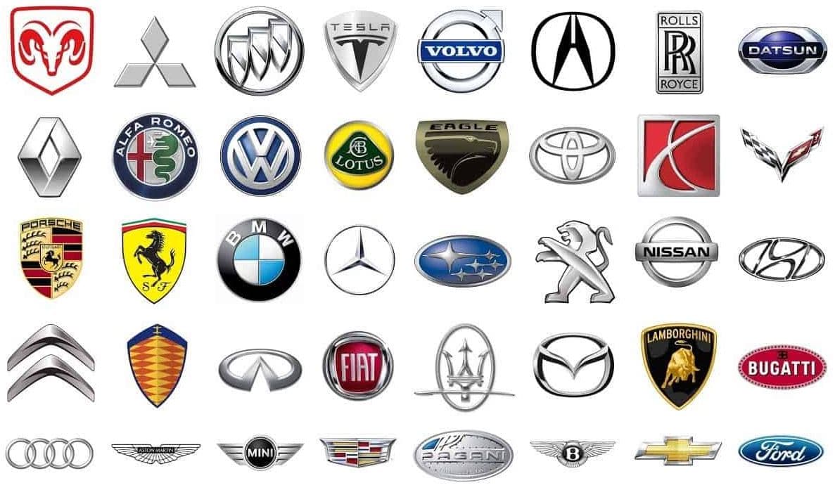 Overzicht van automerken